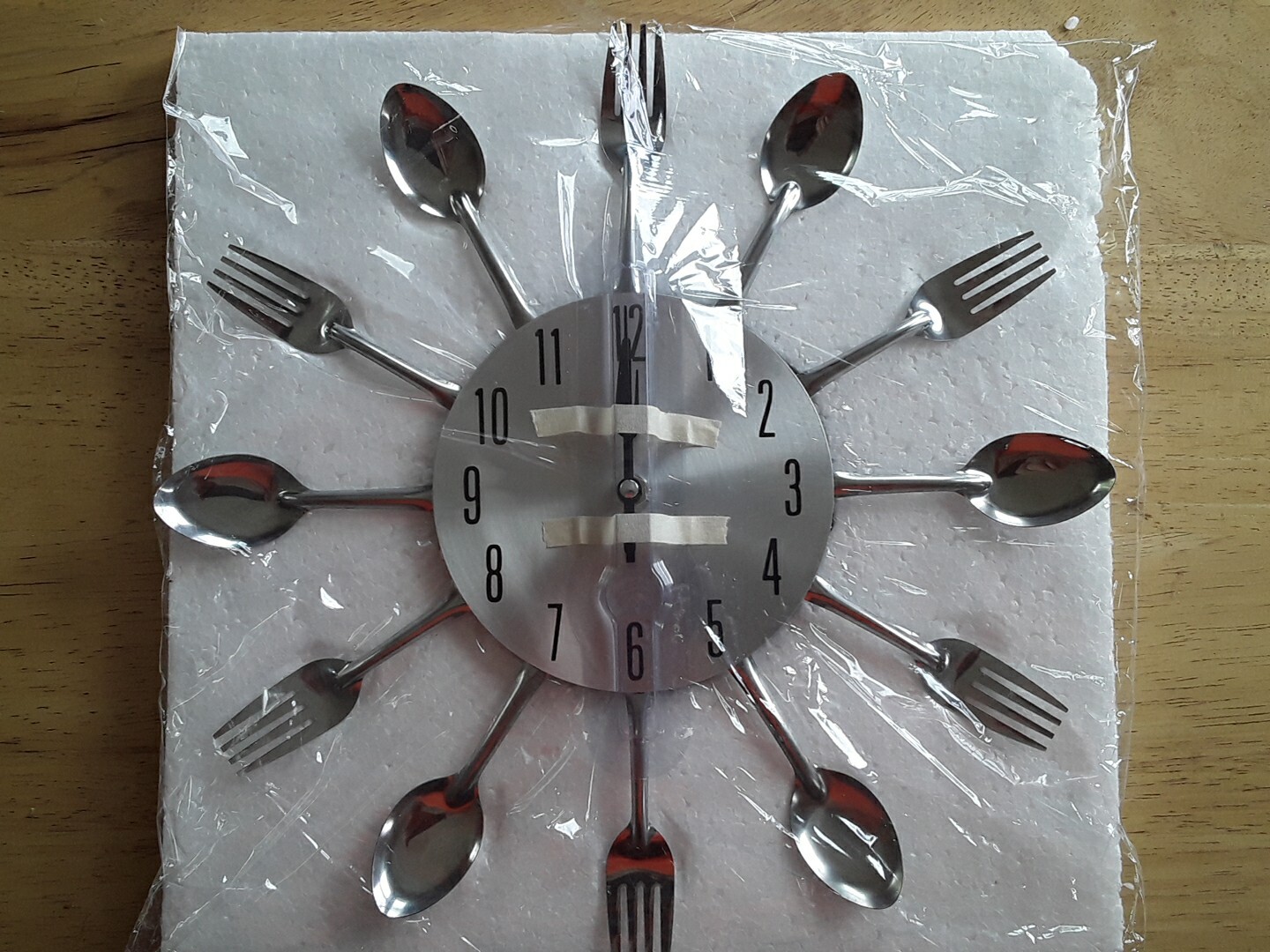 kitchen wall clock new,12.6" Forks and Spoons
