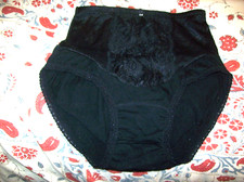Vintage High Waist Brocade Girdle With Cotton Bottom Brief Style Panties S-M 