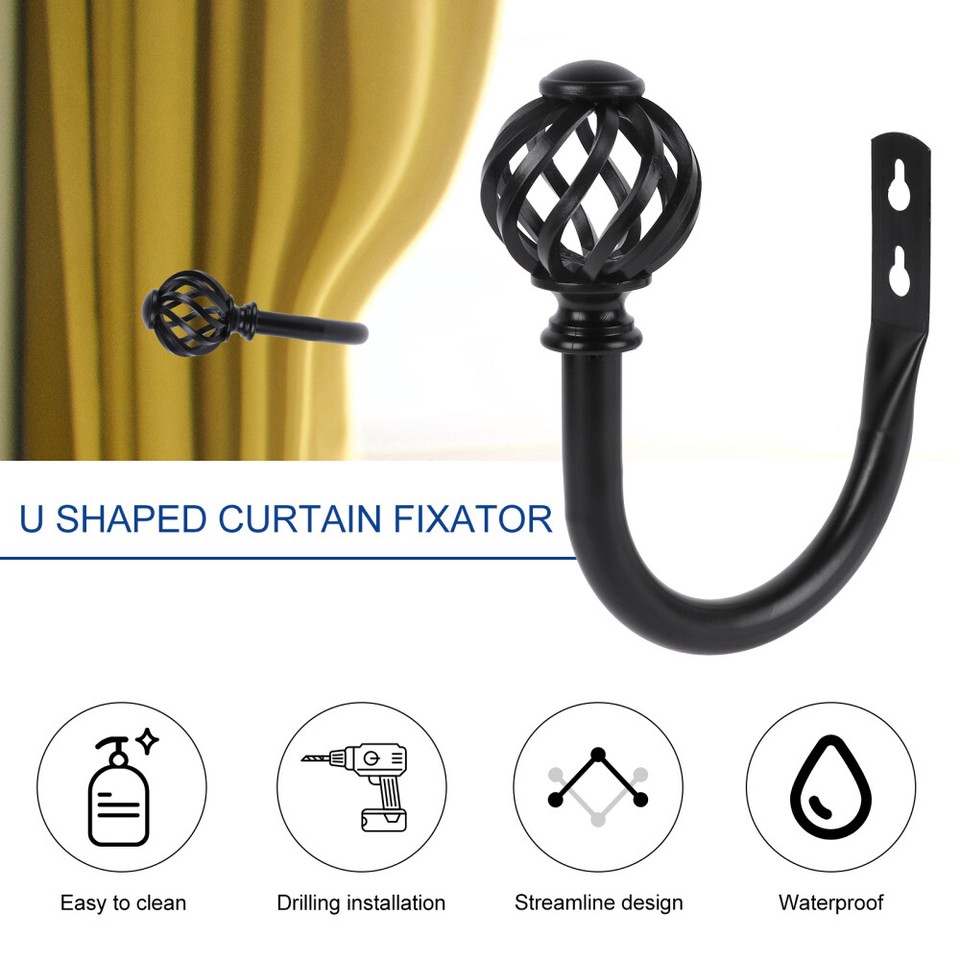 Vintage Curtain Tiebacks Fixator Decor Shower Curtains Hooks eBay