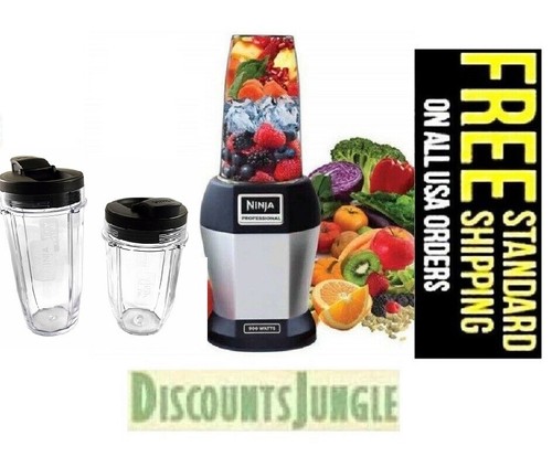 Nutri Ninja pro BL 450 Professional Blender 900W 21000RPM w/ 2 Tritan Cups  \u0026 Lid | eBay