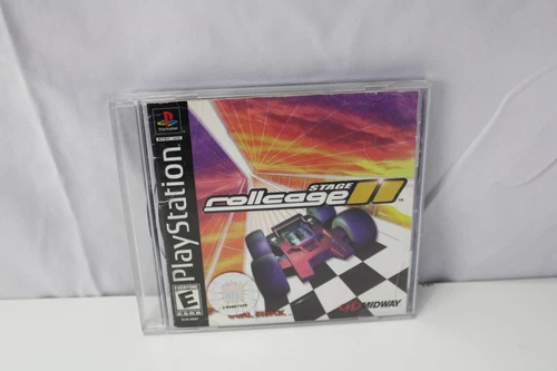 Rollcage Stage II (Sony PlayStation 1, 2000) Game and Manual only