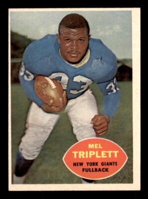 1960 Topps Football #73 Mel Triplett EX/MT *e2