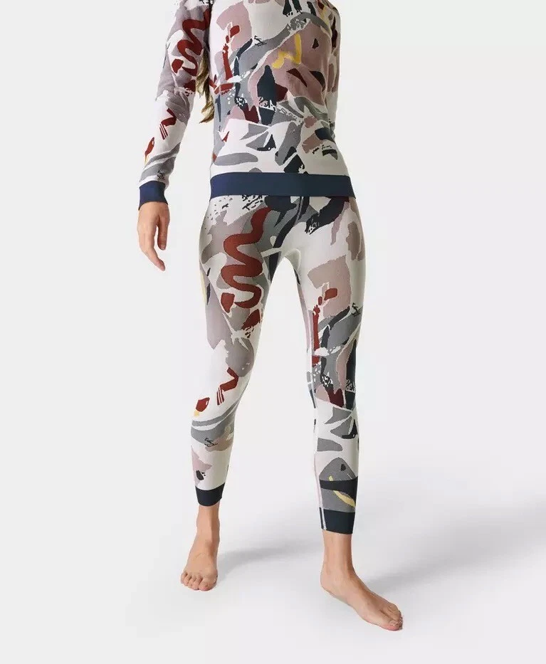 Sweaty Betty Thermal Ski Base Layer Leggings Small New