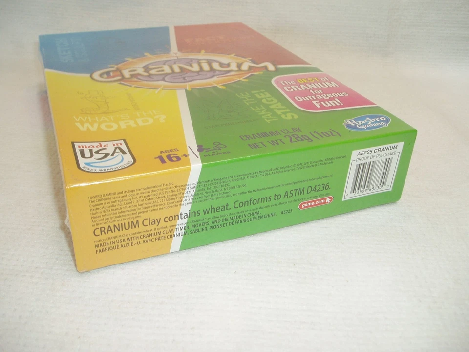 NIB & SEALED CRANIUM CLAY DICE GAME 2 TEAM COMPETITIVE ACTION BY HASBRO - Image 4 of 4