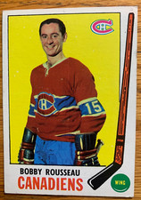 1969-70 Topps Bobby Rousseau #9 Montreal Canadiens