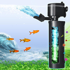 Powerful Aquarium Filter for 40-150 Gallon Tanks, 400GPH, Green Control