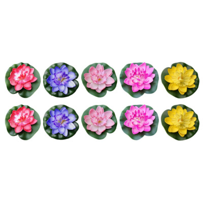 10PCS Artificial Floating Water Simulation EVA Pond Decoration