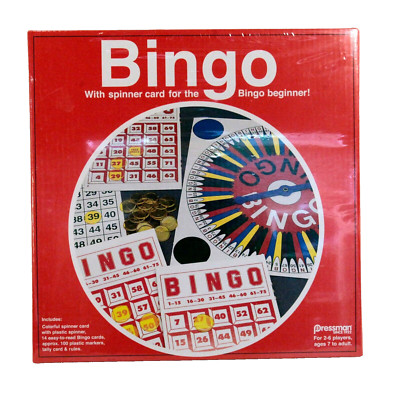Pressman BINGO GAME in sealed boxI #1905