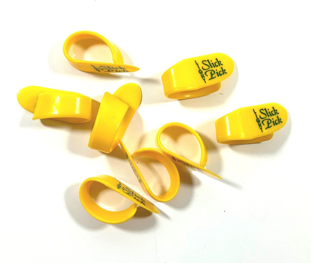 Fred Kelly Thumb Picks Slick Picks 8 Pack Delrin Light Banjo Guitar