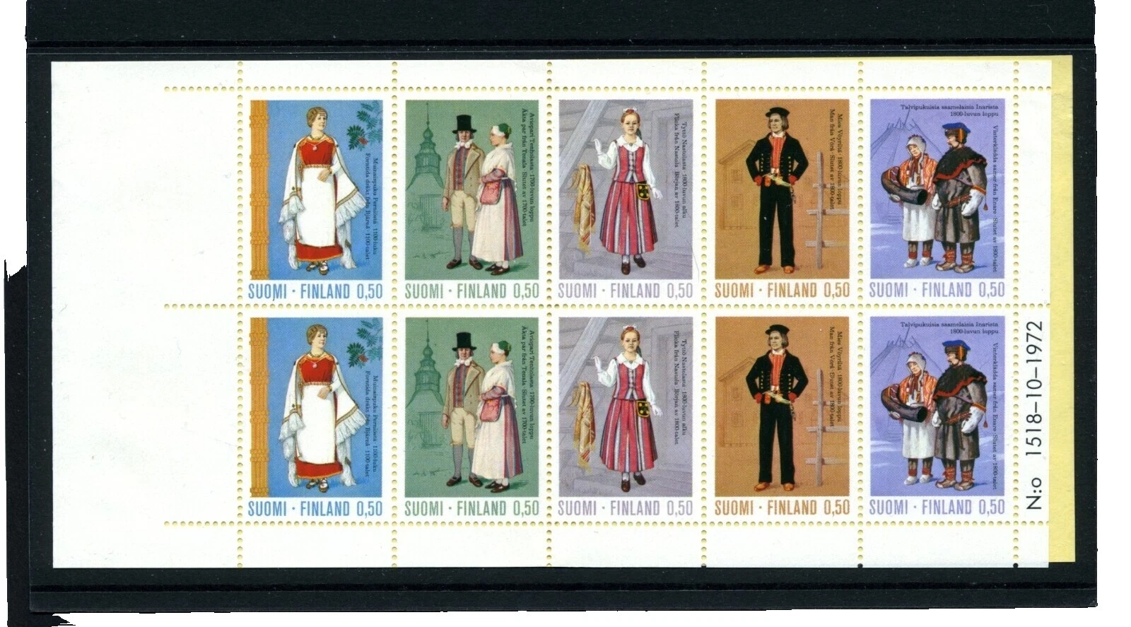 Mint Never Hinged/MNH Cultures, Ethnicities Finnish Stamps