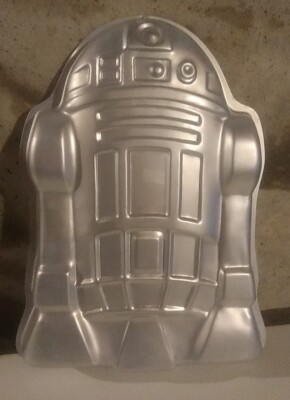 Wilton Star Wars R2D2 Artoo-Detoo Vintage 1980 Aluminum Cake Pan Vtg