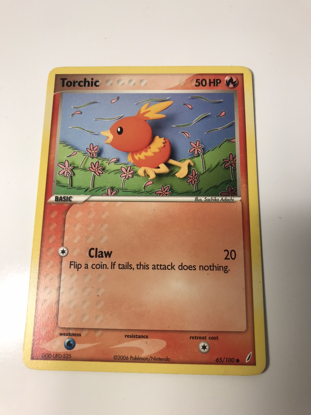 Torchic 65/100 EX Crystal Guardians - Common Pokemon Card - NM