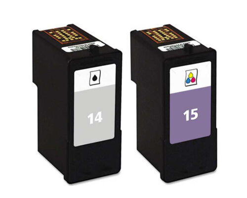 Compatible Ink Cartridges No 14 & 15 For Lexmark X2630 X2650  - Afbeelding 1 van 1