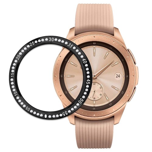 High Quality Bling Diamond Bezel Ring Cover f Samsung Gear S3 Frontier R765A USA - 第 1/1 張圖片