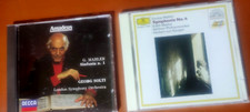 MAHLER SYMPHONY nn. 1 + 4   - 2 CD KARAJAN - SOLTI Deutsche Grammophon -Amadeus
