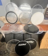Lot Of 15 Drum Heads Some Vintage, Aquarian, ...