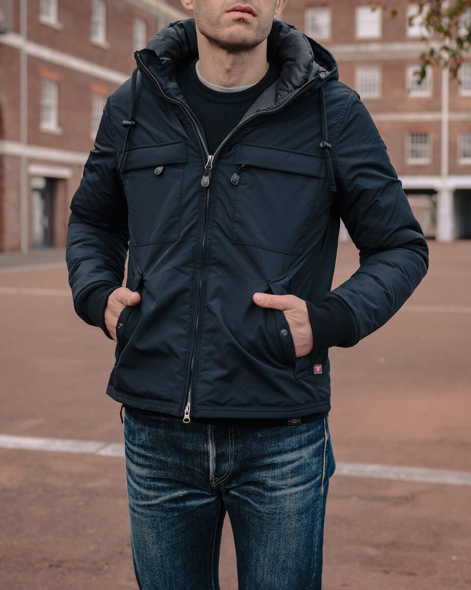 Iron Heart IHJ-102-BLK Street Parka Black L Primaloft MADE Iron Heart IHJ-102-BLK Street Parka Black L Primaloft MADE