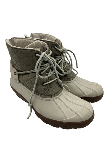 sperry saltwater wool duck boots oat