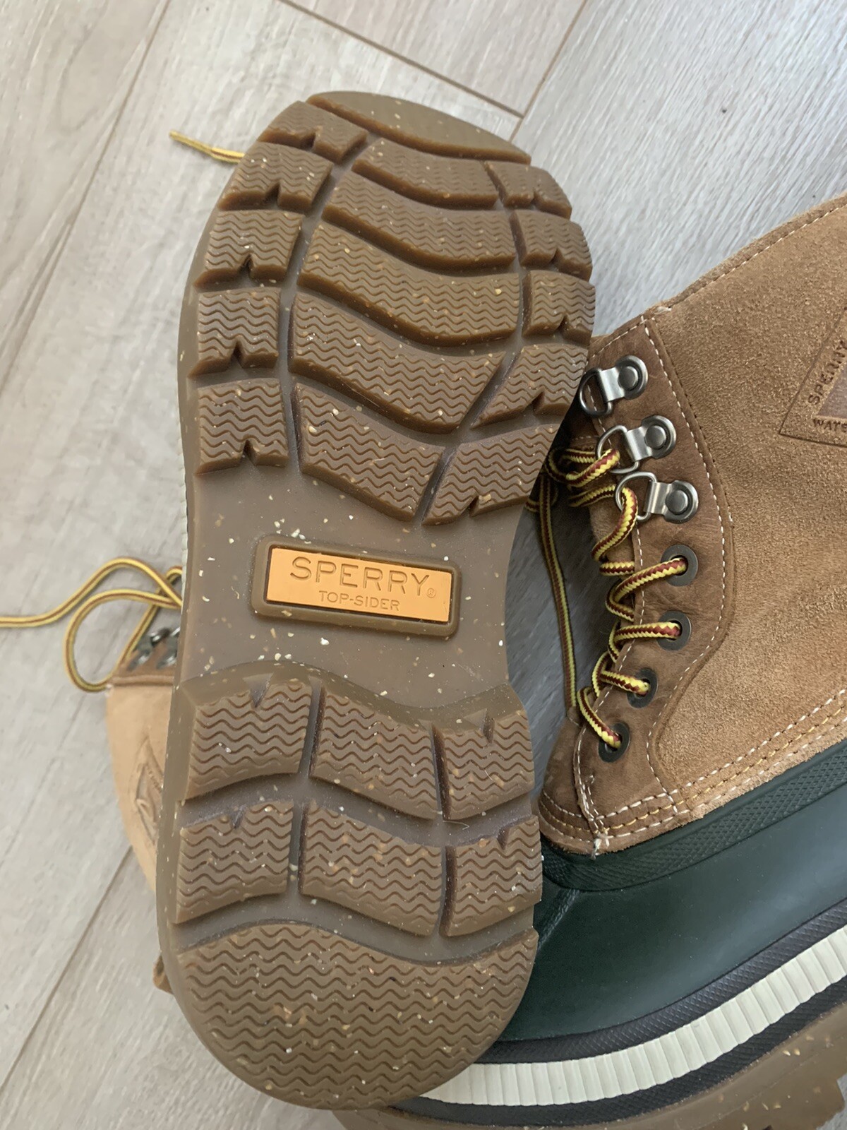 Men's Sperry Tall Insulated Duck Boots Size 8 Waterproof Winter