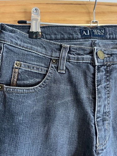 Jeans ARMANI grigio vestibilità comoda taglia 26 vestibilità 6 8 elasticizzato dritto Made in Italy - Foto 2 di 6