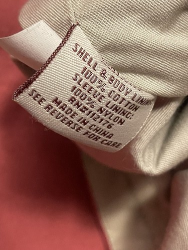 Dri Duck For Her Women’s Rose Canyon Canvas Zip Up Jacket Size Large - 第 6/6 張圖片