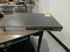 Cisco Catalyst 3750 WS-C3750-24PS-S 24-Port Fast Ethernet PoE Network Switch
