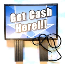 Bright Blue Mini High Topper Hantle/Tranax C4000, E4000 & X4000 ATM Topper