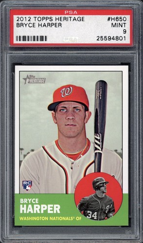 Bryce Harper #H650 2012 Topps Heritage card