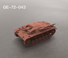 3DPrinting Model 1/72German Assault Gun Number Three B Type Tank Model Unpainted