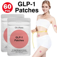 60 pcs Weight-loss GLP-1 Patches Slimming Patches Weight Management Tools