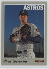 2019 Topps Heritage High Number SP Chris Devenski #713 1m01