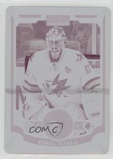 2015-16 O-Pee-Chee Platinum Printing Plate Magenta 1/1 Martin Jones #106 0c3