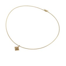 AUTENTICA HERMES Collier de Sian Omega 750PG Collana Oro Rosa K18