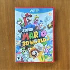 Nintendo Super Mario 3D World Wii U Game Manual Included Multiplayer Platformer