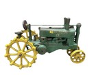 John Deer Vintage Tractor Farm Equipment Toy Keepsake Metal Die  Cast Old Green — photo 6