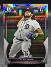 2023 Bowman Draft #BDC-154 Jaden Hamm Chrome Refractor 1st