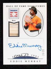 2021 Panini National Treasures 19/25 Eddie Murray #HOF-MU Auto HOF 0u1