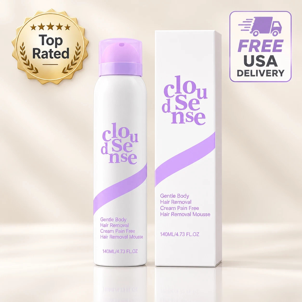 Sense Collection Jug Cloud Sense Gentle Hair Removal Mousse Spray Aloe Hyaluronic Acid | eBay