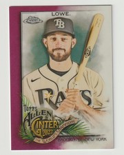 2022 Topps Allen & Ginter Chrome Magenta Refractor /199 Brandon Lowe #134 1j7t
