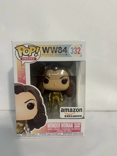 Funko Pop! Vinyl: DC Comics - Wonder Woman Golden Armor (Metallic) - Amazon (AM)