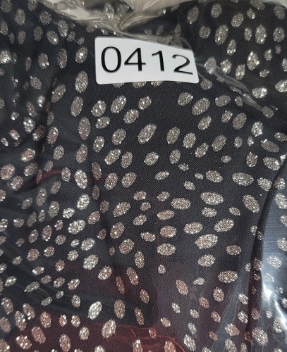 Abito donna Alice Olivia taglia 6 nero argento mini sera cocktail party - Foto 10 di 10