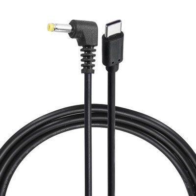 36W PD Trigger Cable, 12V 3A 4.0x1.7mm Type-C Right Angle Power Cord 2.0m