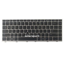 New US Keyboard Backlit for HP EliteBook 840 G5 G6 845 G5 G6 846 G5 G6 Silver