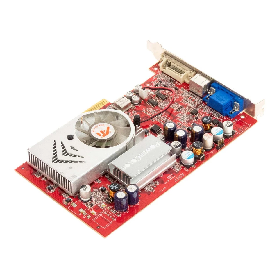 Graphics Card POWERCOLOR ATI RADEON 9600 XT 128MB R96T-TC3 AGP - Image 3 of 3