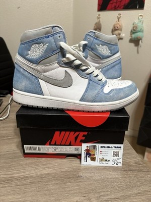 Size 9.5 - Air Jordan 1 Retro OG High Hyper Royal White with box (SHIPS ASAP!)