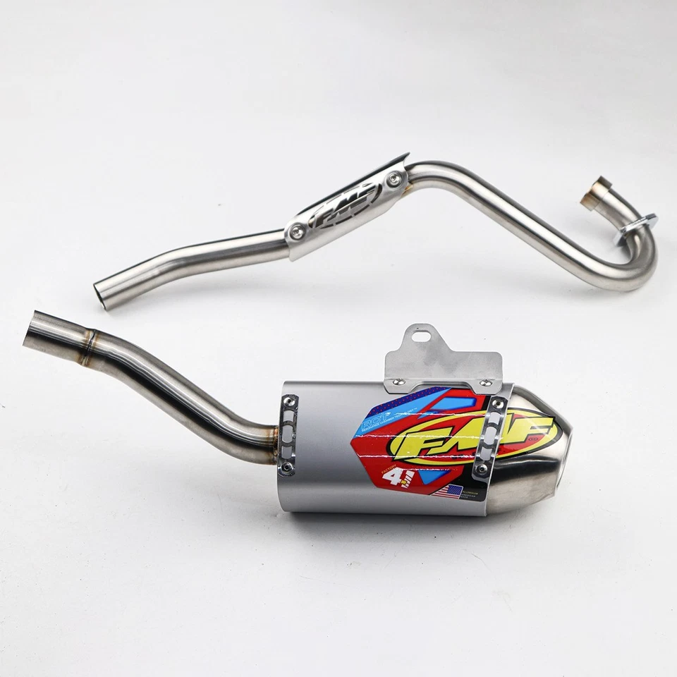 FULL SYSTEM EXHAUST MUFFLER PIPE WITH SILVER FIT FOR HONDA CRF 110 2019-2025 - Image 2 of 4