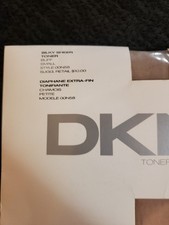 VIntage early 2000's, DKNY Pantyhose Silky Sheer Toner Color: Buff, Size Small