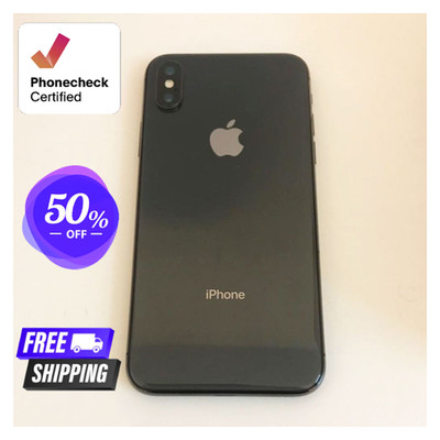 Apple iPhone XS 64GB/256GB Unlocked - Very Good Condition - Space