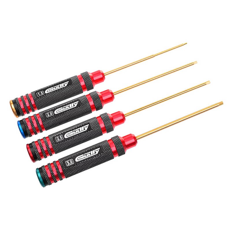 Corally Pro Hex Tool Set Ti-Ni Coated 1.5/2.0/2.5/3.0mm
