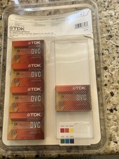 TDK DVC Mini-DV 60 New Sealed. Superior Grade Lot Of 5 Camcorder Tape